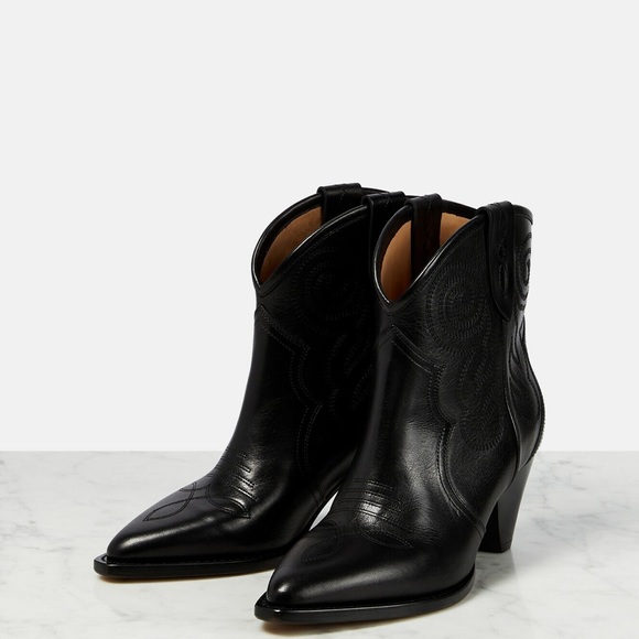 ISABEL MARANT Darizo Mid-Heel Ankle Boots Size 41 - Picture 2 of 16